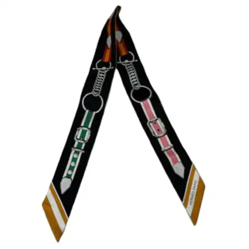 HERMES Silk Scarves Women's Multicolor