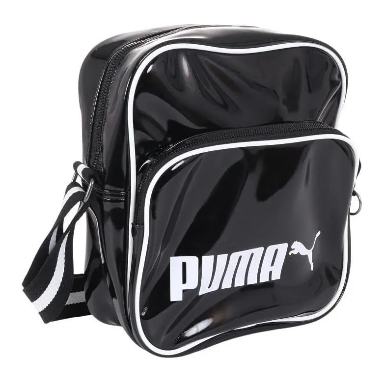 PUMA CLASSICS Synthetic Leather Crossbody Bag, Shoulder Bag Unisex Black