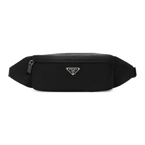 PRADA Nylon Fabric Sling Bag, Crossbody Bag, Fanny Pack Regular Men's Black