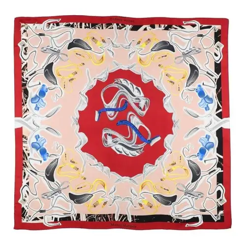 Maison Margiela Silk Scarves Women's Multicolor