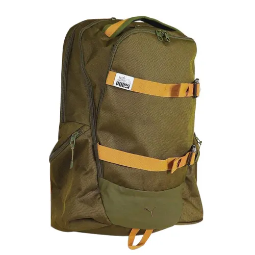 PUMA Polyester Backpack Regular Unisex Green