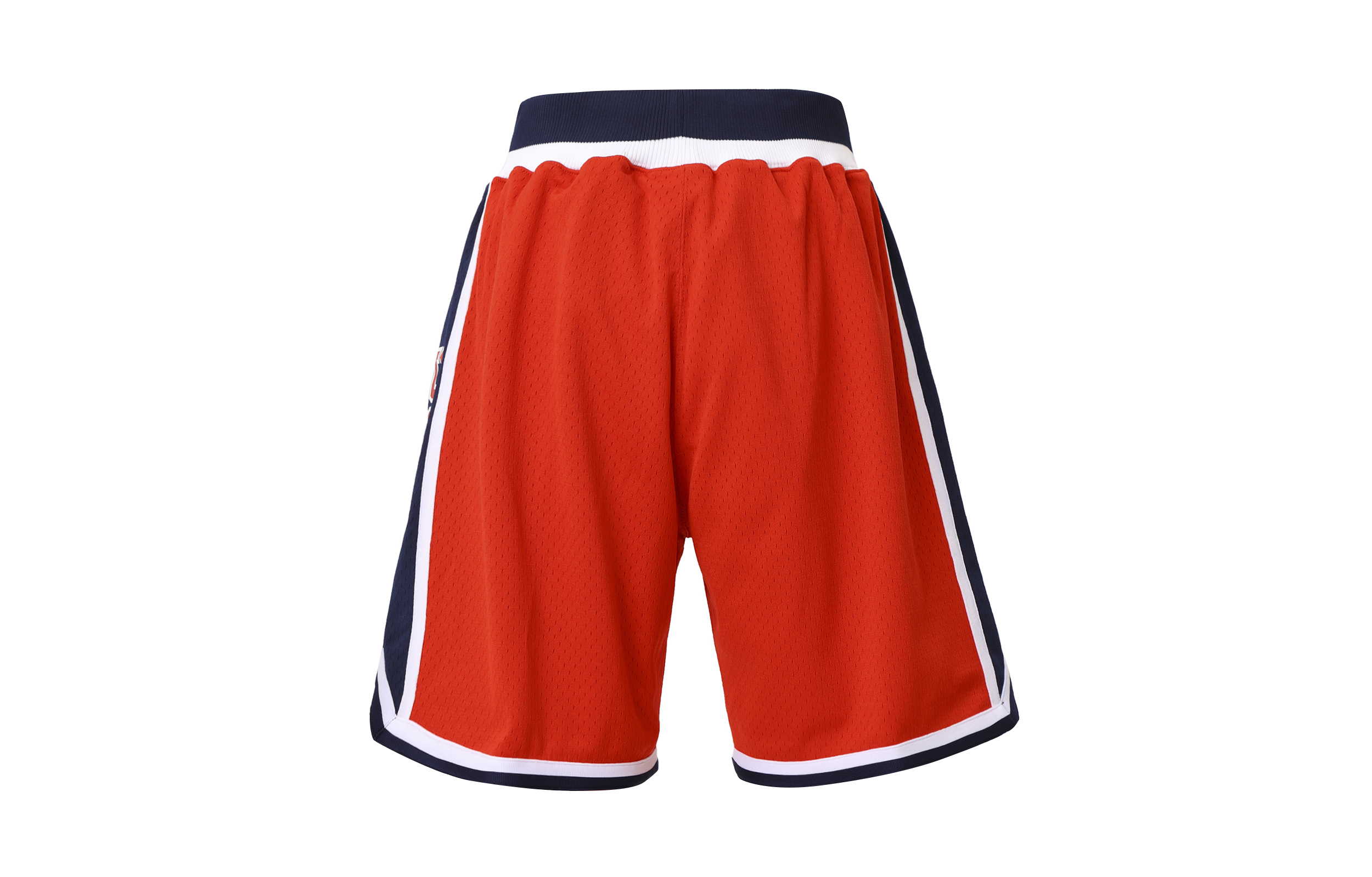 Mitchell Ness Basketball Shorts Men’s Red Moderate Straight Fit Pants