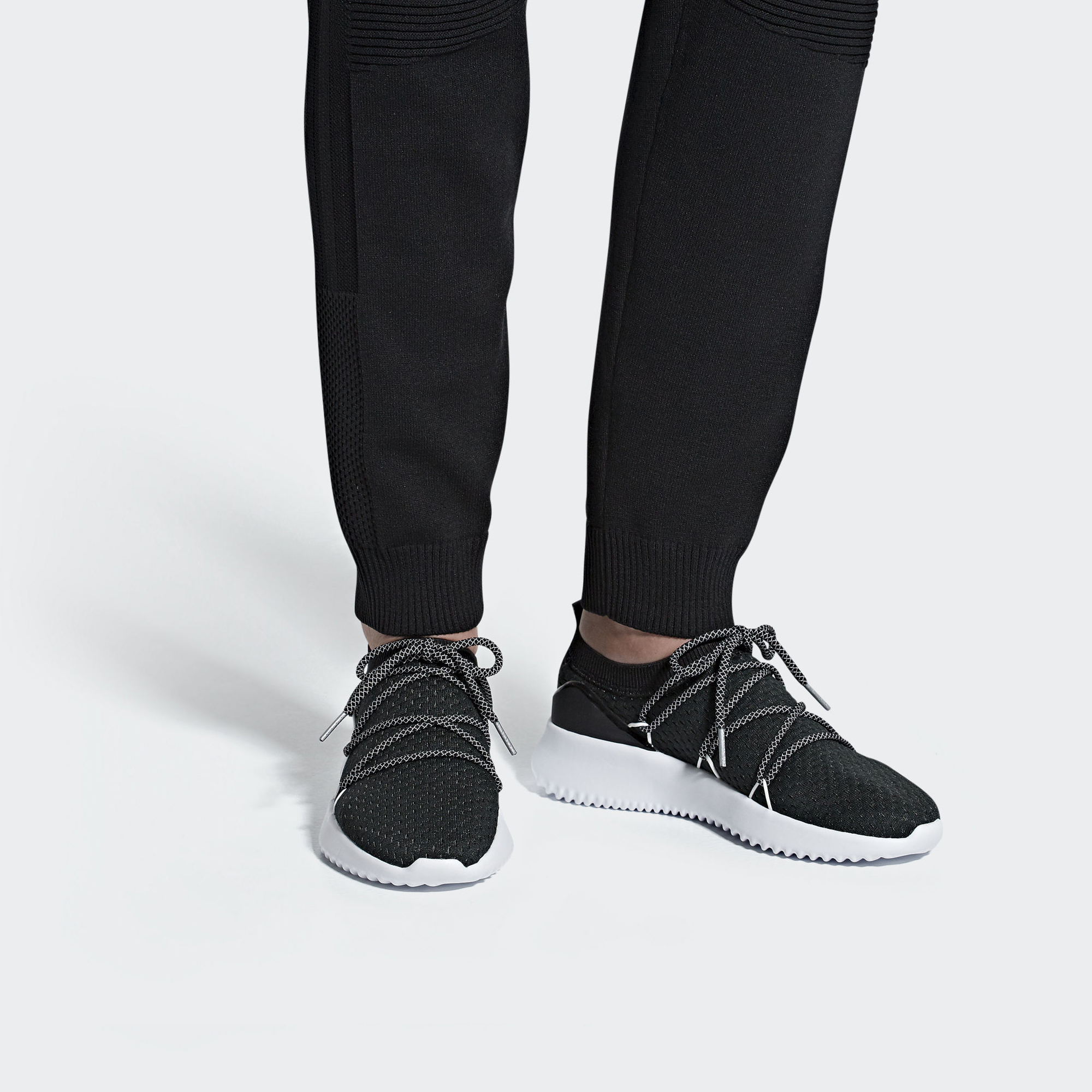 Женские кроссовки adidas neo Ultimafusion (черно-белые) — Чёрныйбелый — фото 6