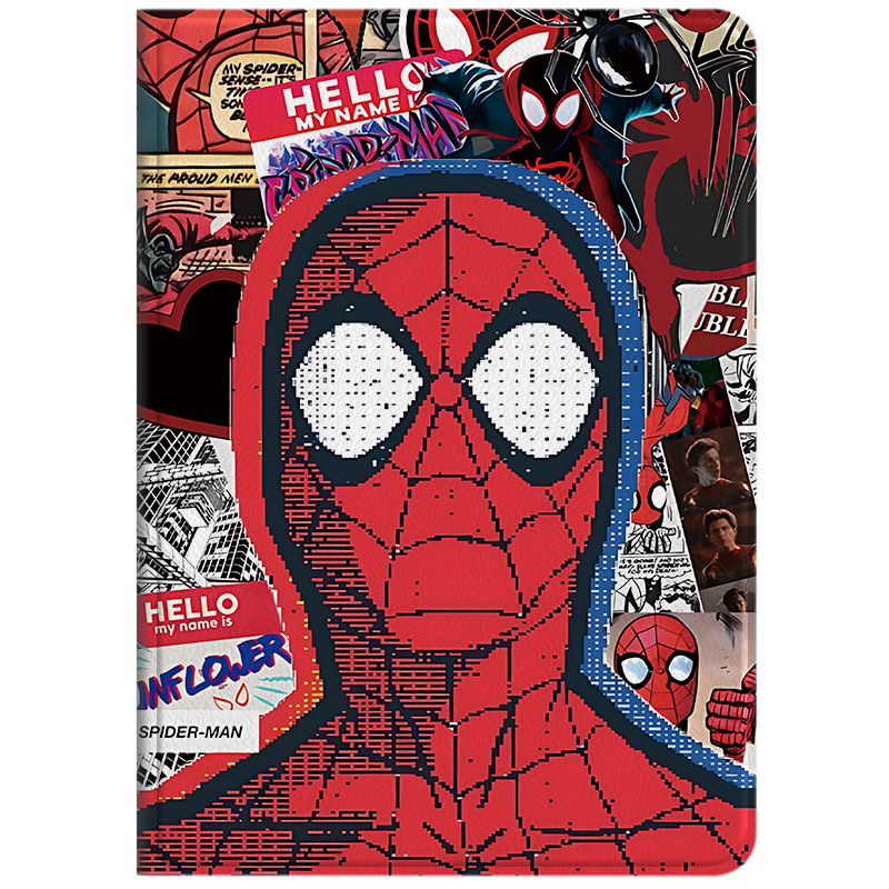 Disney Disney Spider-Man Peter Parker Anti-scratch Soft Plastic Case Folding Stand Suitable for Apple iPad Pro 2022/2021/2020 Version 12.9/11/10.9-inch Tablet Protective Case