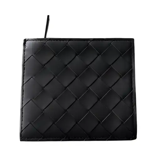 Bottega Veneta Leather Wallet Large Men's Black