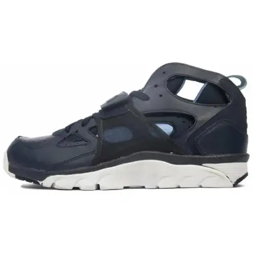 Nike Air Trainer Huarache Slip Resistant Abrasion Resistant Mid top Casual Shoes Men's Blue