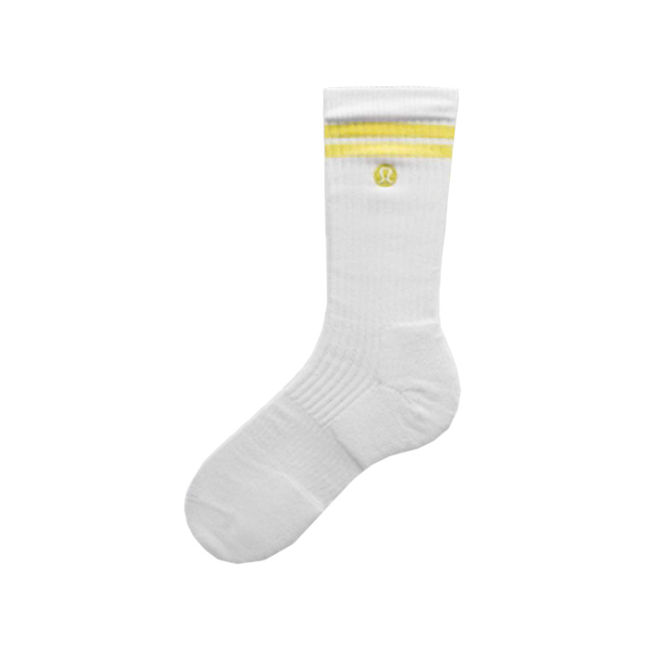 Lululemon SS24 Crew Socks Men’s 1 Pack White