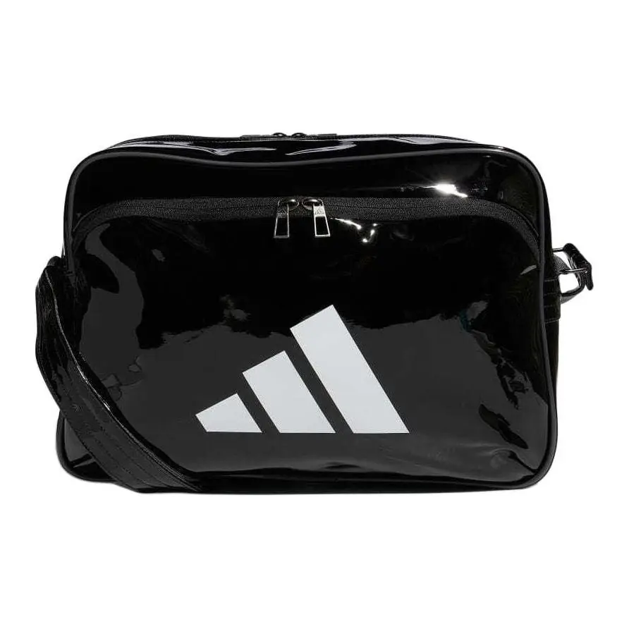 Adidas Polyurethane Crossbody Bag, Shoulder Bag Unisex Black
