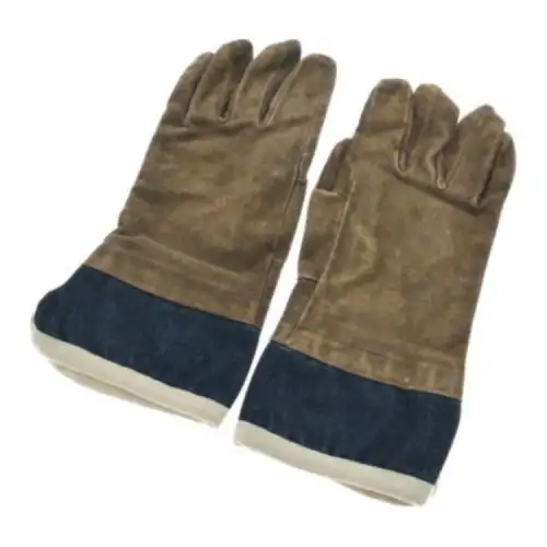 Maison Margiela Cow Leather Gloves Men's Brown