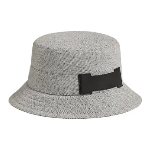 HERMES Linen, Cotton Bucket Hats Men's Gray