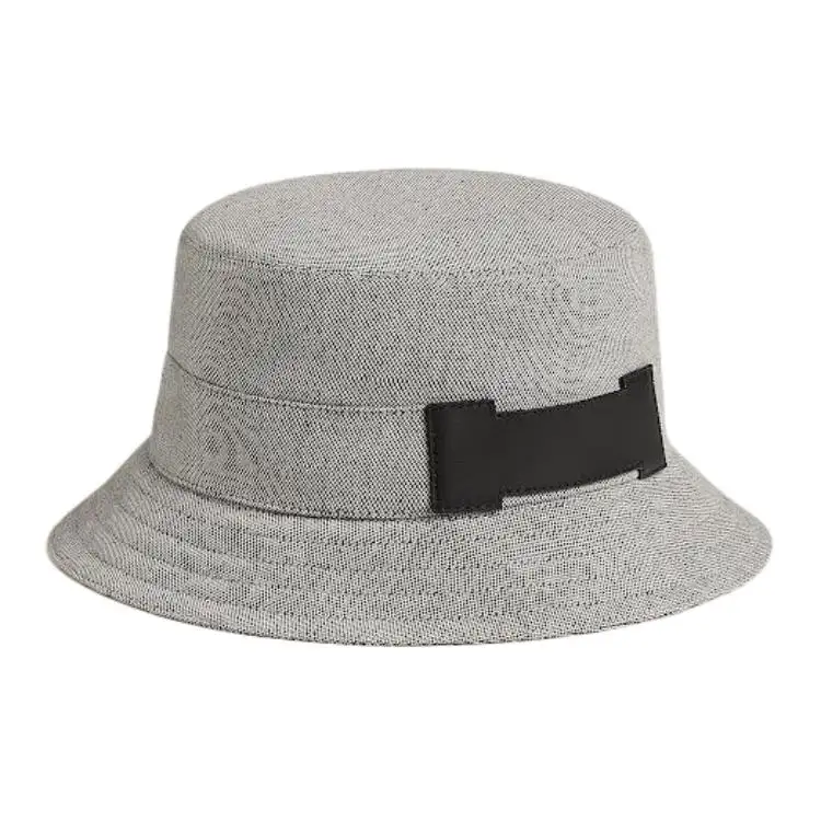 HERMES Linen, Cotton Bucket Hats Men's Gray