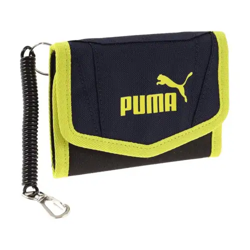 PUMA Polyester Wallet Unisex Marine Blue & Yellow