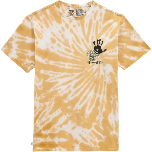 Vans X ZION WRIGHT Off THE WALL T Shirts Unisex Orange Crew Neck Moderate Straight Fit