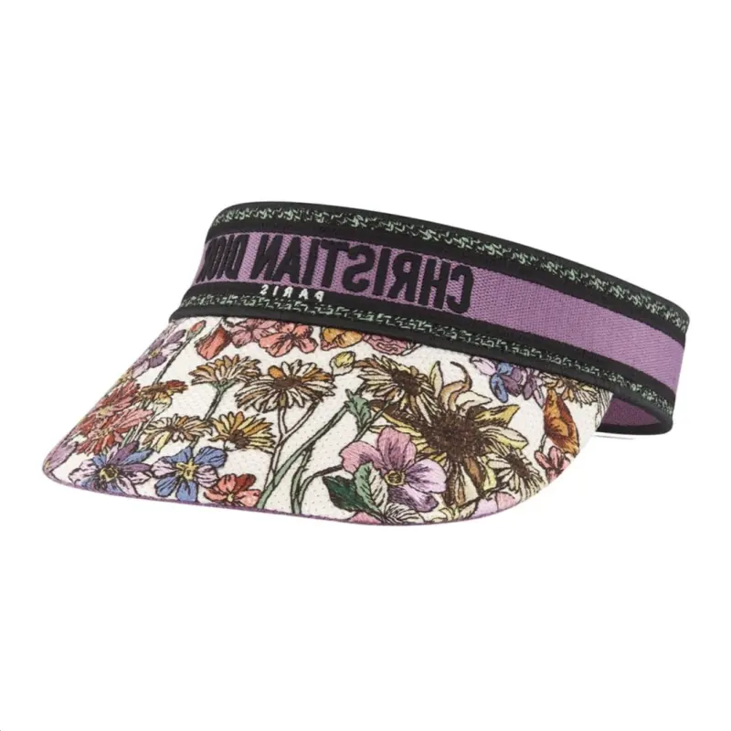 DIOR Cotton Sun Protection Hats Women's Purple