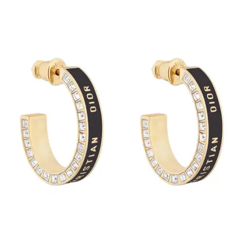 DIOR Metal Earrings Women's Gold