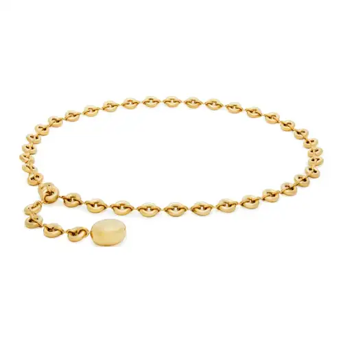 LOEWE Brass, Aluminum, Stainless Steel Waist Chains Women's Gold Width 1.5cm