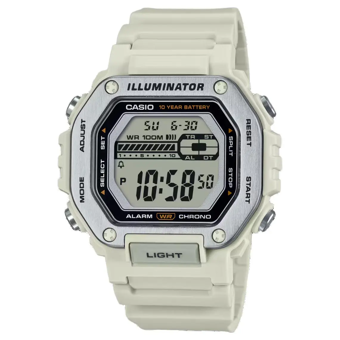 CASIO Men Gray Watch MWD-110H-8AVDF
