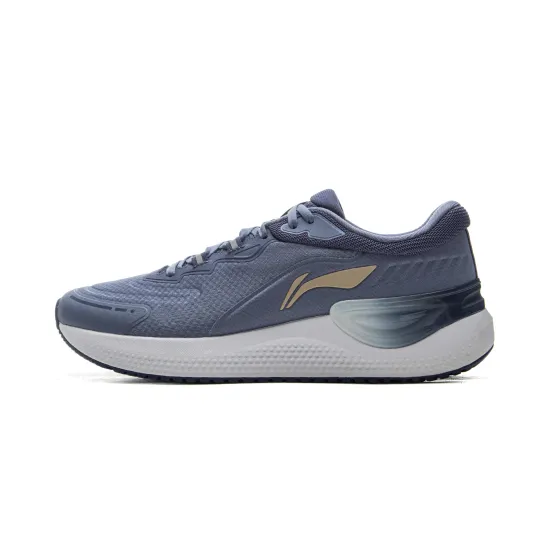 LiNing Eazgo V2 Cushioning Wear Resistant Low Top Running Shoes Men's Gray Blue