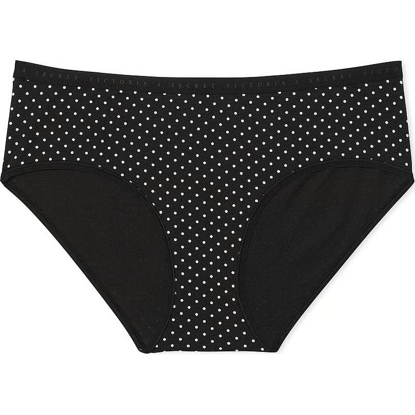 Женские трусы Victoria's Secret (черные в горошек)