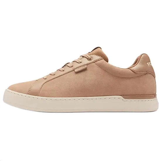 COACH Lowline Low-Top Skateboard Shoes Men's Taupe