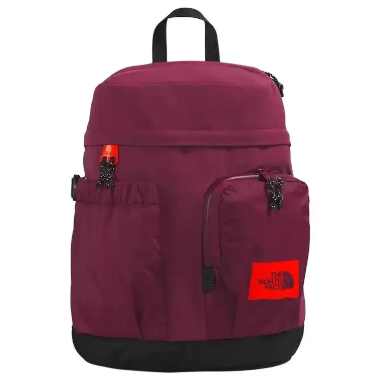 THE NORTH FACE Mountain 18L Backpack Outdoor Bag Recycled Nylon Crimson Lily Red Women's