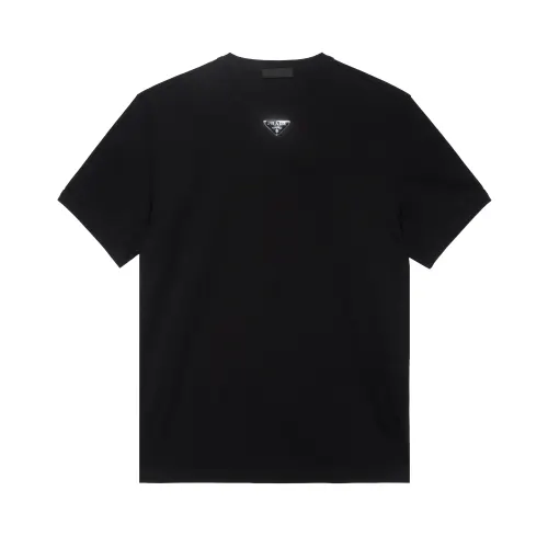 【Previous Season】triangle-logo cotton T-shirt