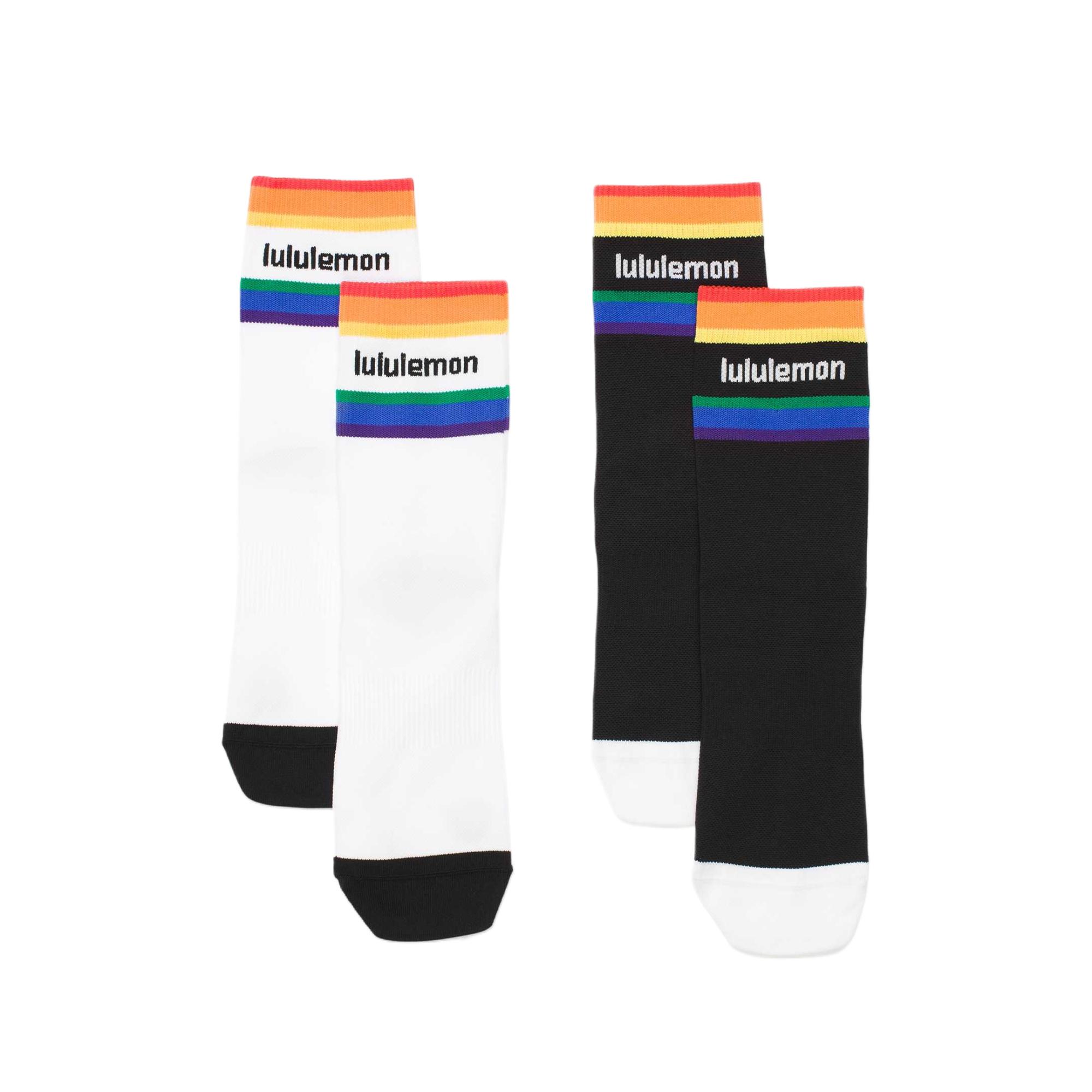 Lululemon Tale To Tell Ankle Socks Women’s 2 Pack Black/White