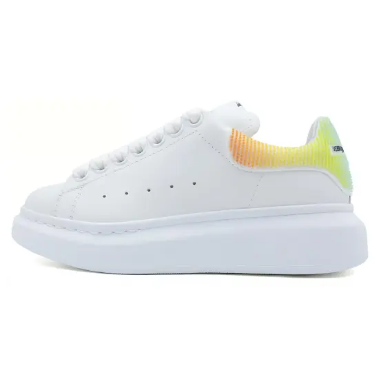 Alexander McQueen Larry Oversized Low Top Sneakers 'White Multi' Women's