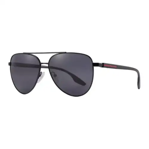 PRADA Brand Logo Metal Aviator Sunglasses Men's Multicolor