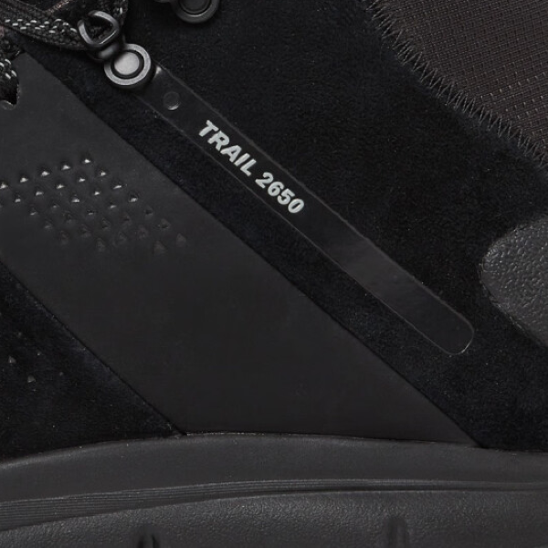 Danner Trail 2650 Slip Resistant, Abrasion Resistant, Waterproof, And Breathable Mid top Running Shoes Men’s Black