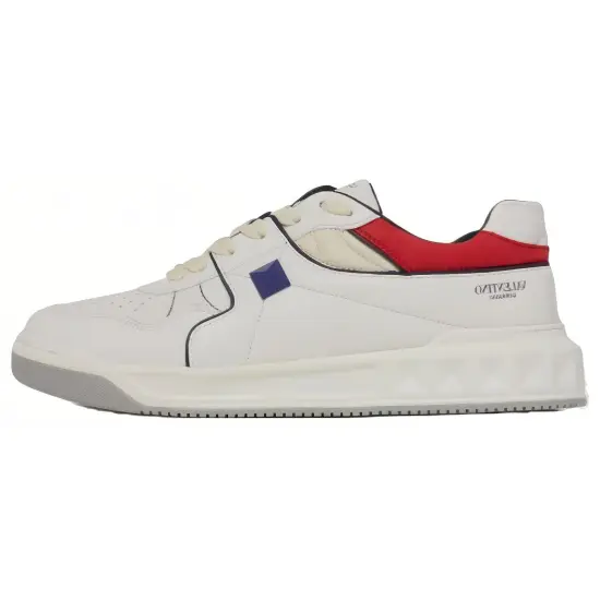 Valentino One Stud Low 'Bianco Red Marine'