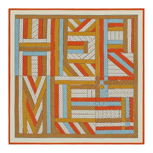 HERMES Silk Scarves Women's Multicolor