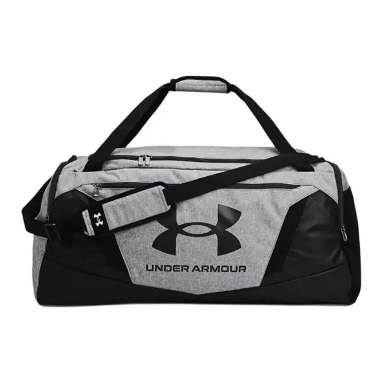 Under Armour Polyester Travel Bag Gym Bag Large Unisex Dark Gray & Black