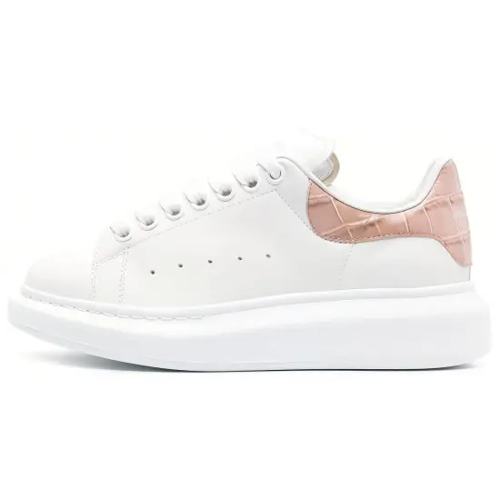 Alexander McQueen Almond-Toe Lace-Up Sneakers Women's