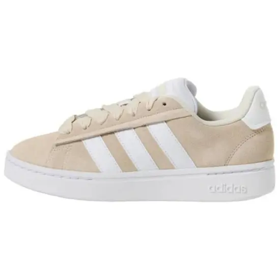 Adidas GRAND COURT Anti-Slip Wear-Resistant Low-Top Skateboard Shoes Unisex Beige