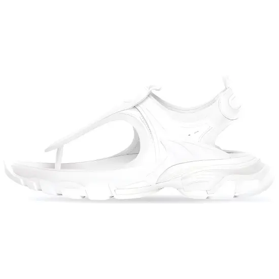 Balenciaga Track Thong Sandal White Women's