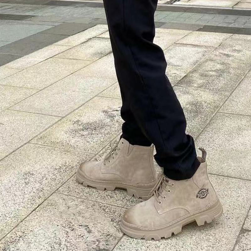 Dickies Combat Boots Men's Beige