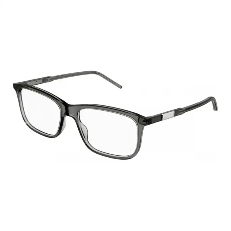 GUCCI Rectangular Eyeglass Frames Men's Black