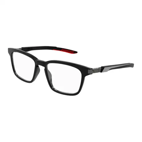 PUMA Acetate Rectangular Eyeglass Frames Men's Black