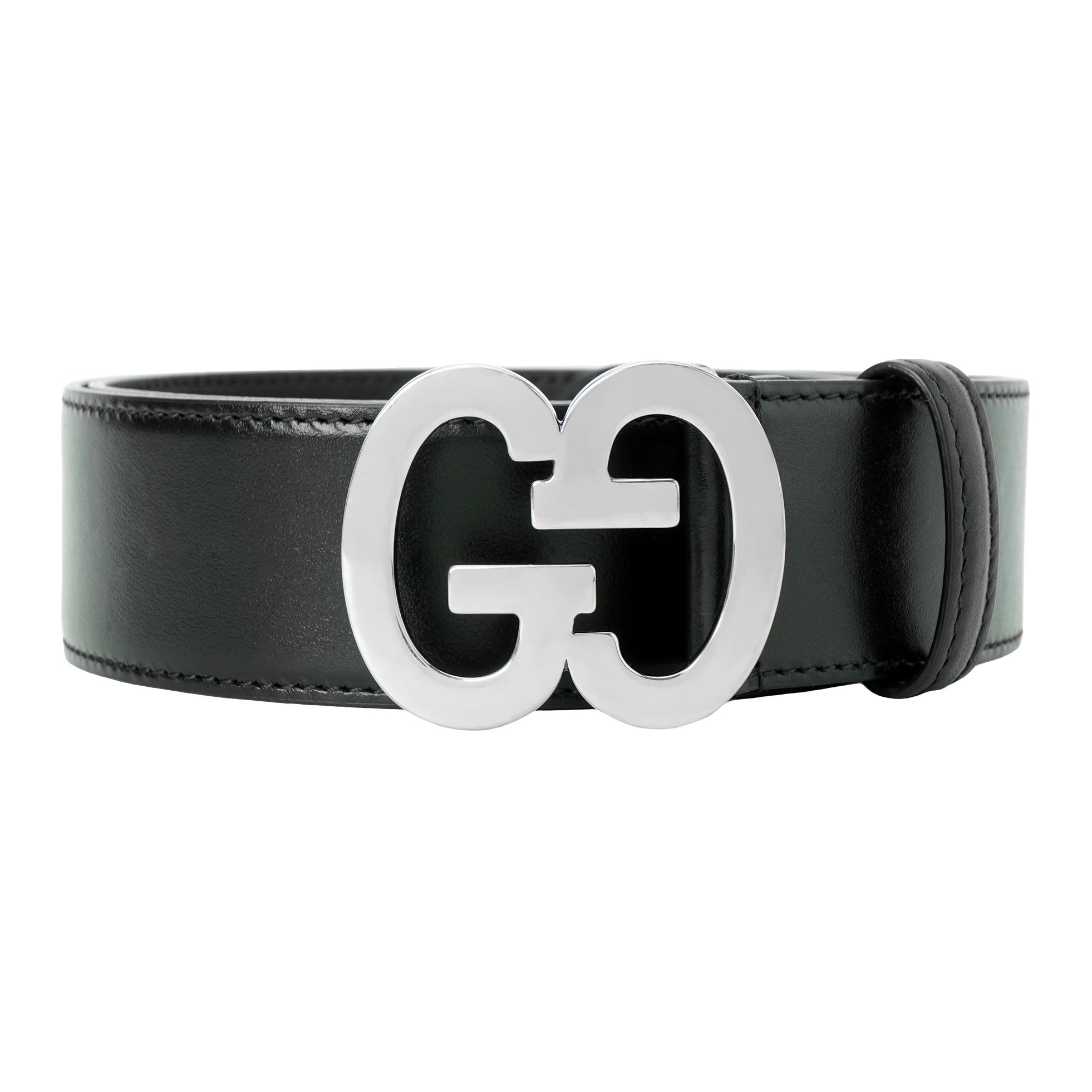 Мужской ремень Gucci G (черный)