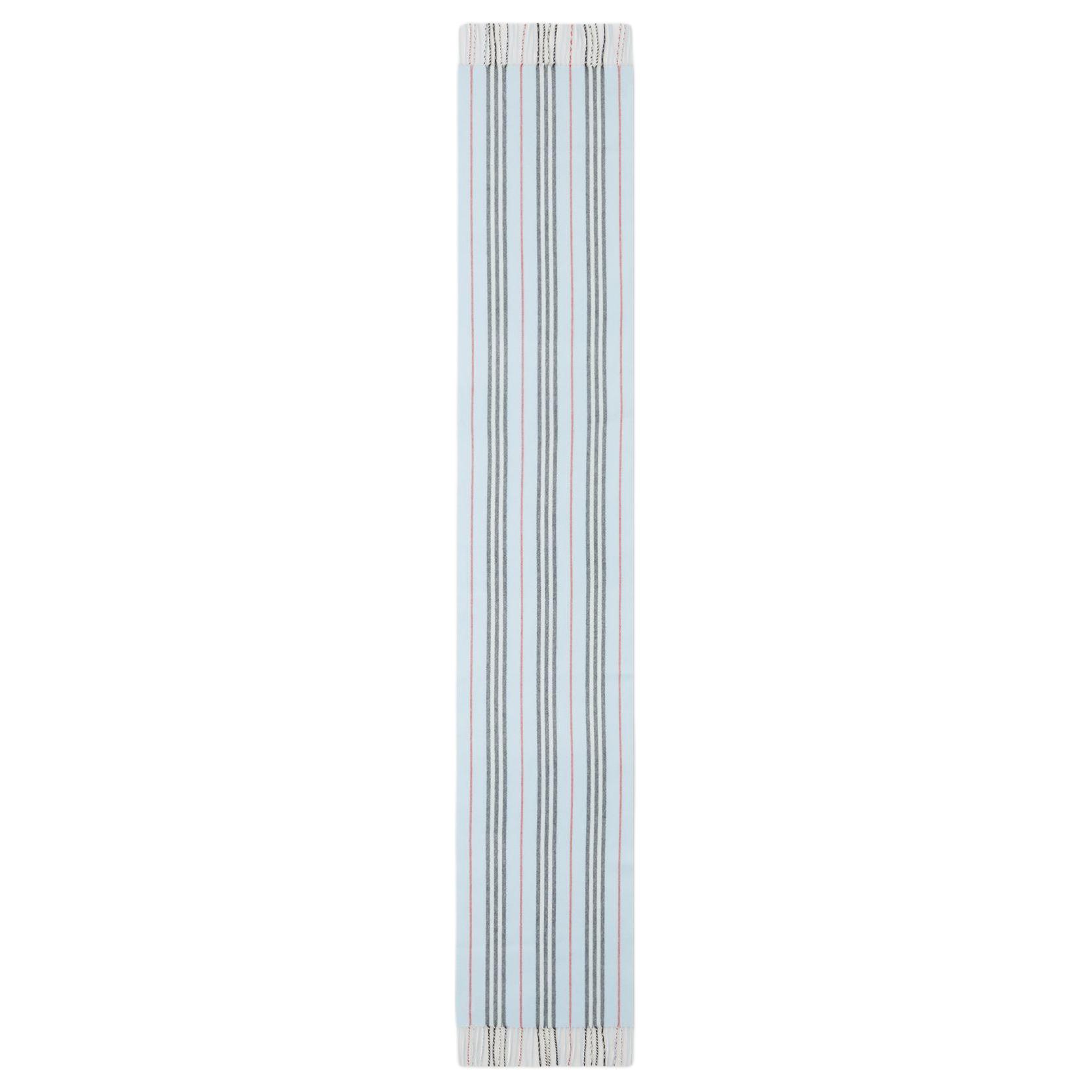 Мужской шарф Burberry Striped (синий)