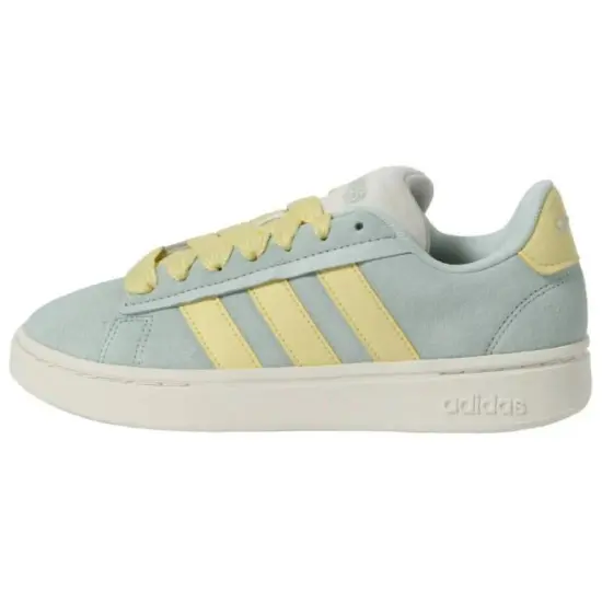 Adidas GRAND COURT ALPHA Skateboard Shoes Women's Low-Top Light Green