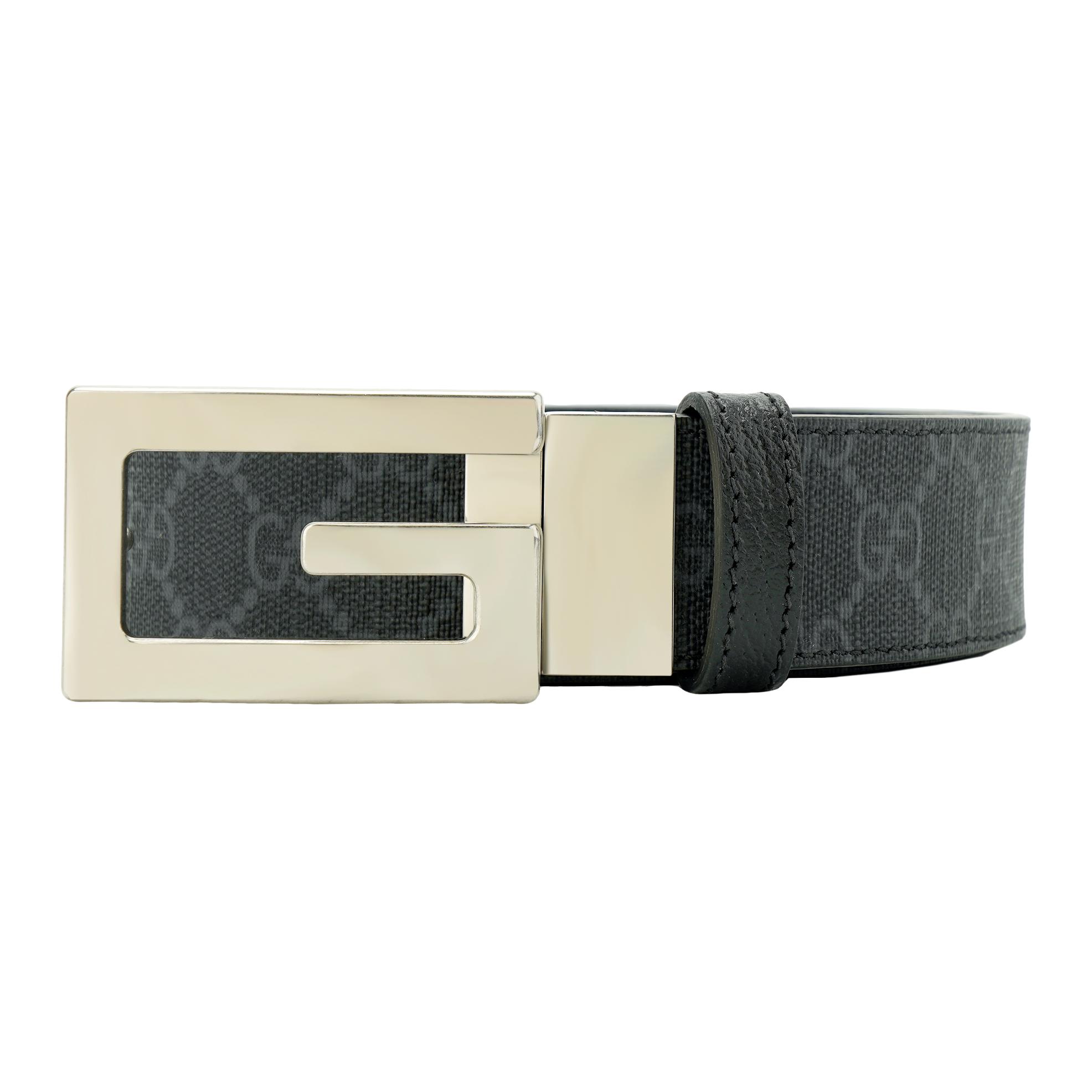 Мужской ремень Gucci G (черный)