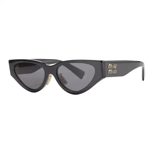 MIU MIU Plate Frame Injection Molded Metal Cat Eye Sunglasses Women's Multicolor