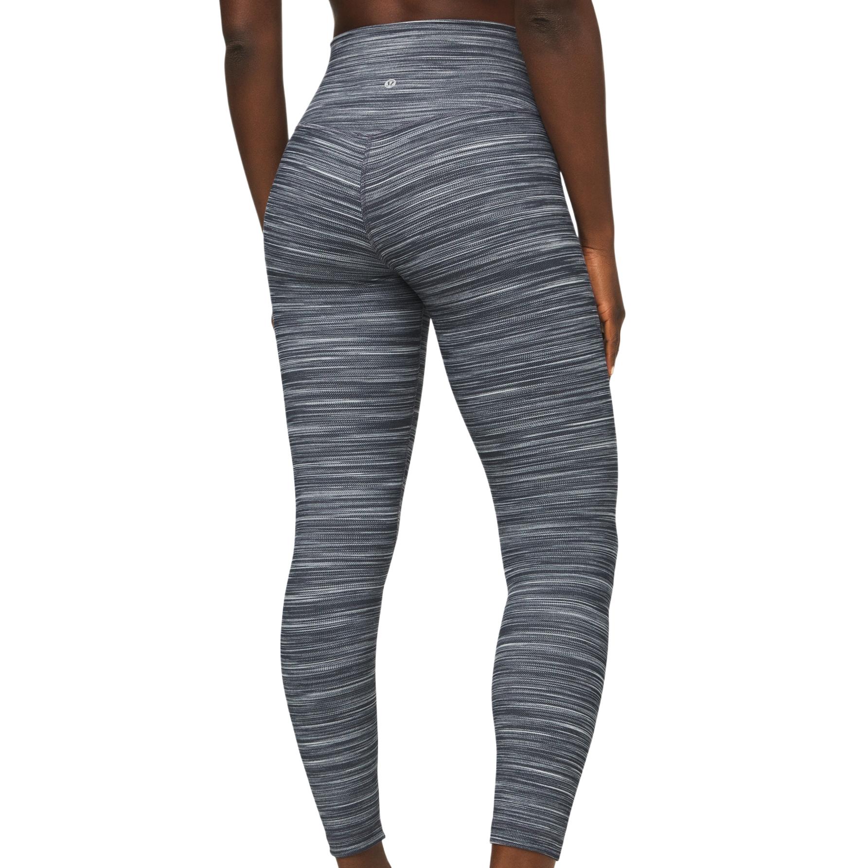 Lululemon Align Yoga Pants Women’s Dyed Jacquard Black & White/Black