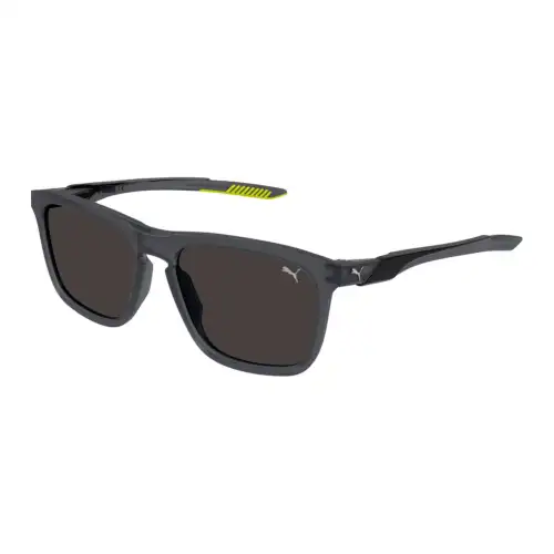 PUMA Acetate Injection Molded Rectangular Sunglasses Men's Black