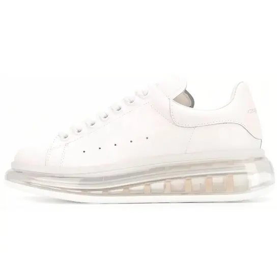 Alexander McQueen Oversized Clear Sole White Women's