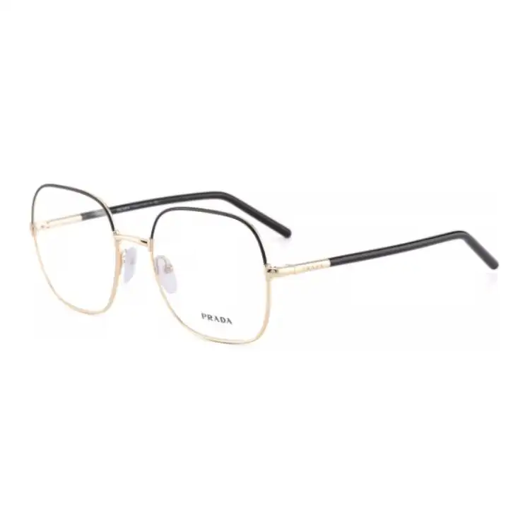 PRADA Alloy Plate Frame Square Eyeglass Frames Women's Multicolor