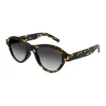 SAINT LAURENT Acetate Oval Sunglasses Unisex Tortoiseshell
