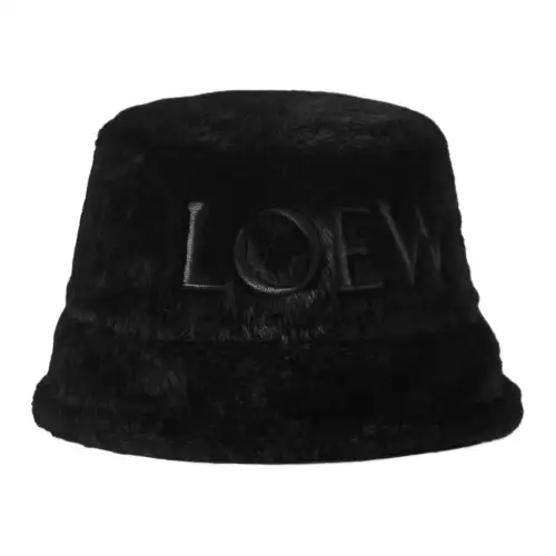 LOEWE Wool Bucket Hats Women's Black